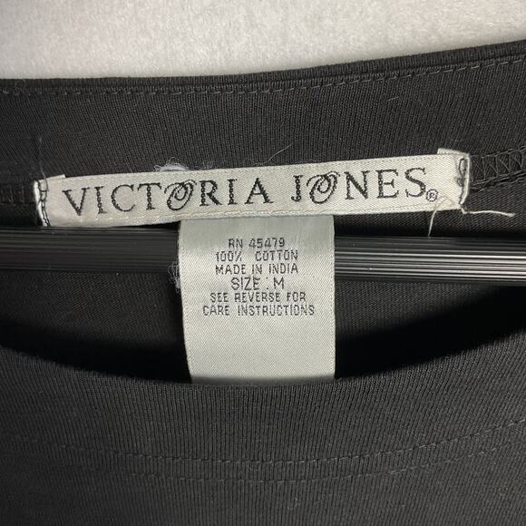 Victoria Jones Womens Hand Beaded Vintage Style Halloween Sweater Black Medium - Picture 6 of 9